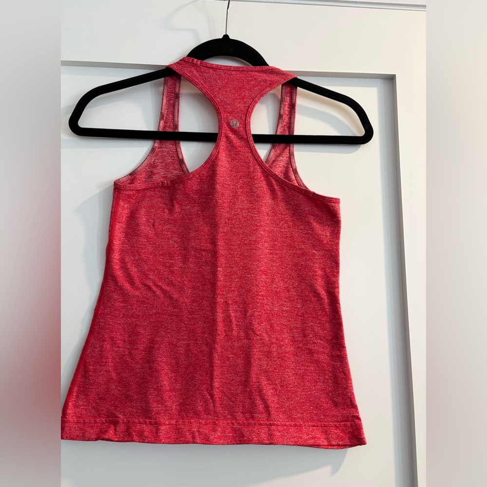 Lululemon Women's Red Racerback Tank Top - Picture 3 of 5